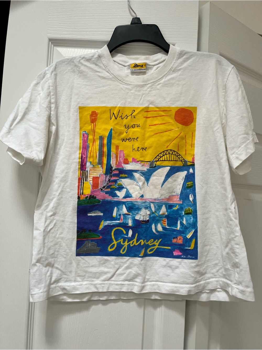 Vintage Ken Done Sydney Australia Pop Art “Art to Wear” Graphic Tee M